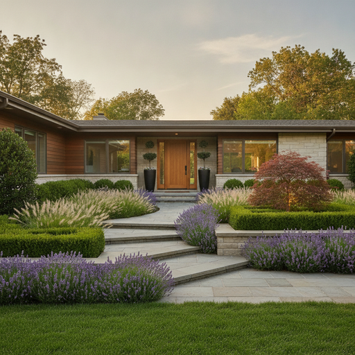From Flat to Fabulous: Stunning Ranch Home Entrance Landscaping Ideas to Boost Your Curb Appeal